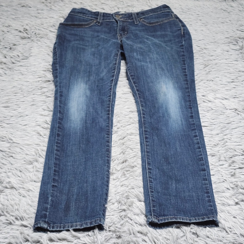 Levis 529โ Jeans Womens Size 28x30 Curvy Skinny Leg Blue Denim Mid Rise W28 L30